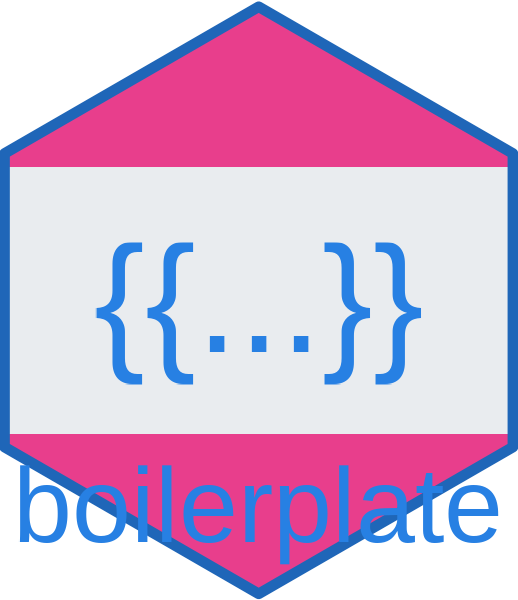 boilerplate hex sticker