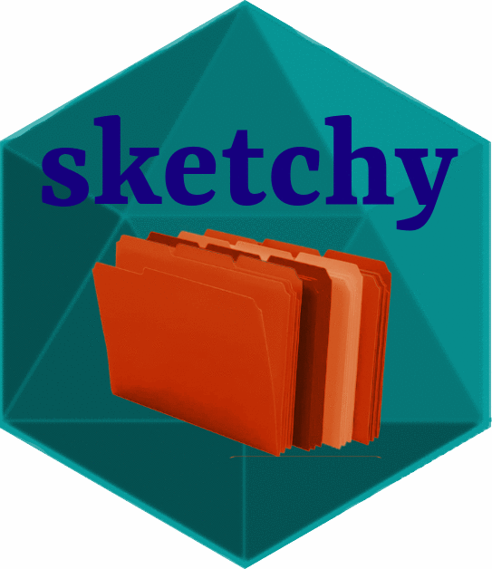 sketchy sticker